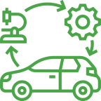 fleet management vehicle condition tracking icon
